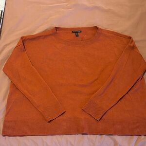Eileen Fisher Ochre Merino Boxy Sweater